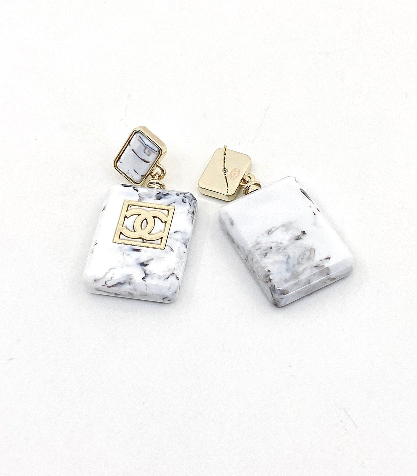 18K Chanel Eternal No¡ã5 Earrings
