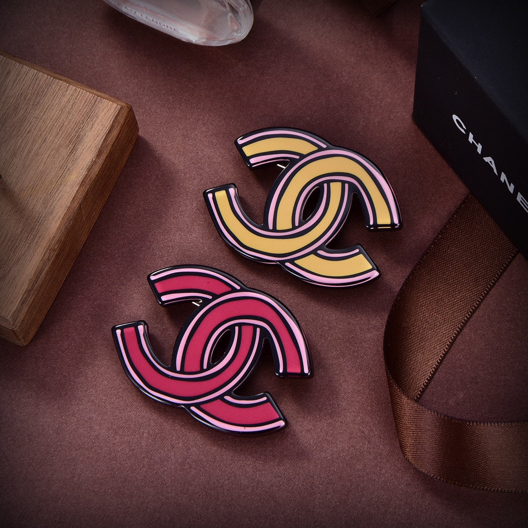 18K Chanel Pink Brooch