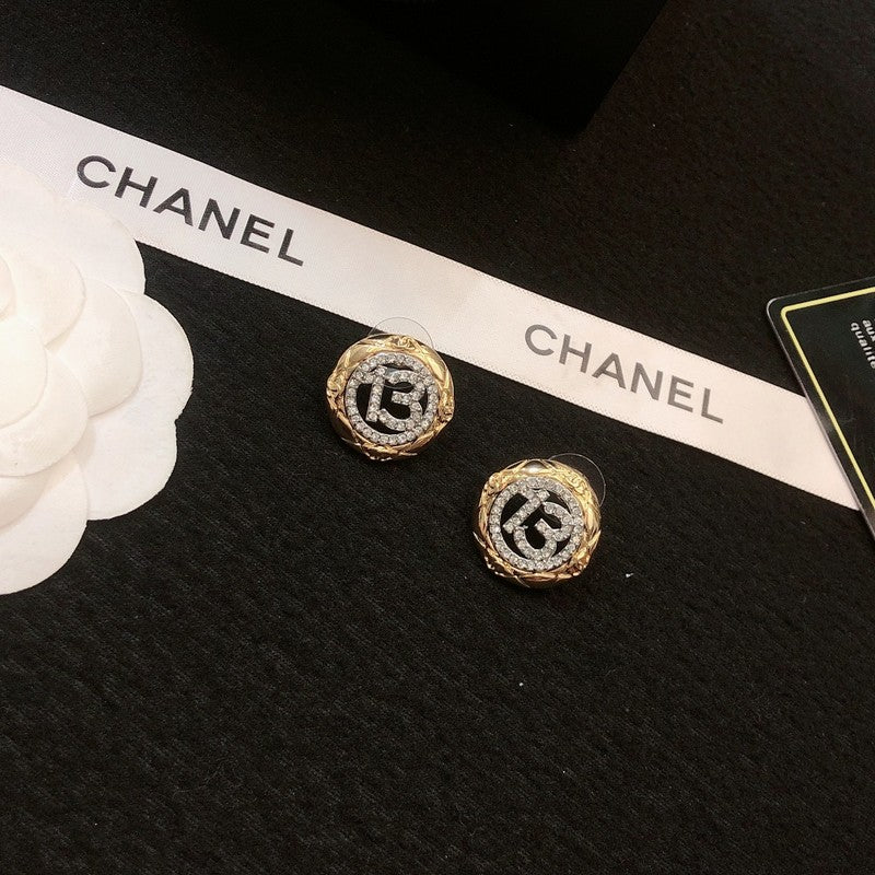 18K Chanel No.13 Diamond Earrings