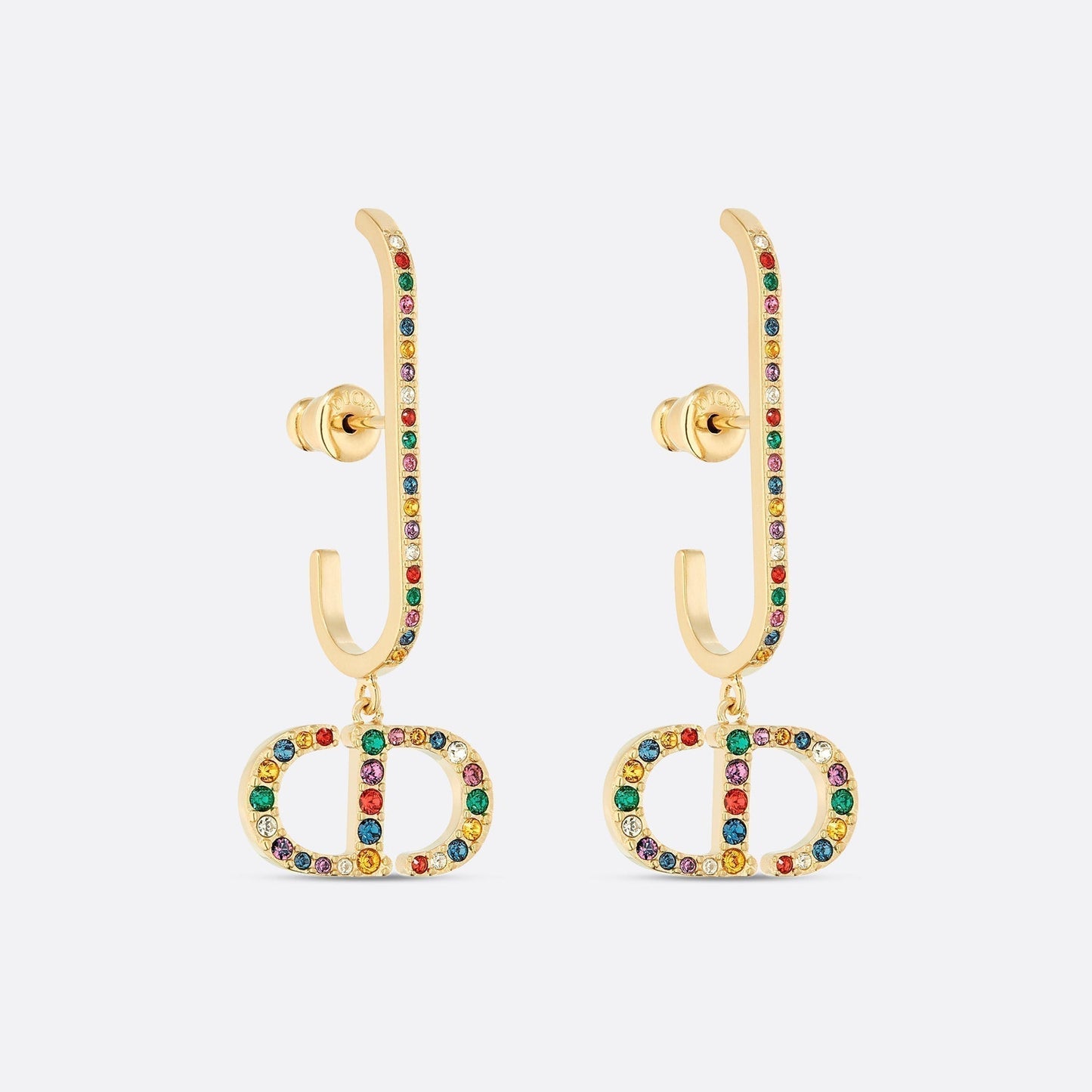 18K Dior 30 Montaigne Crystals Earrings
