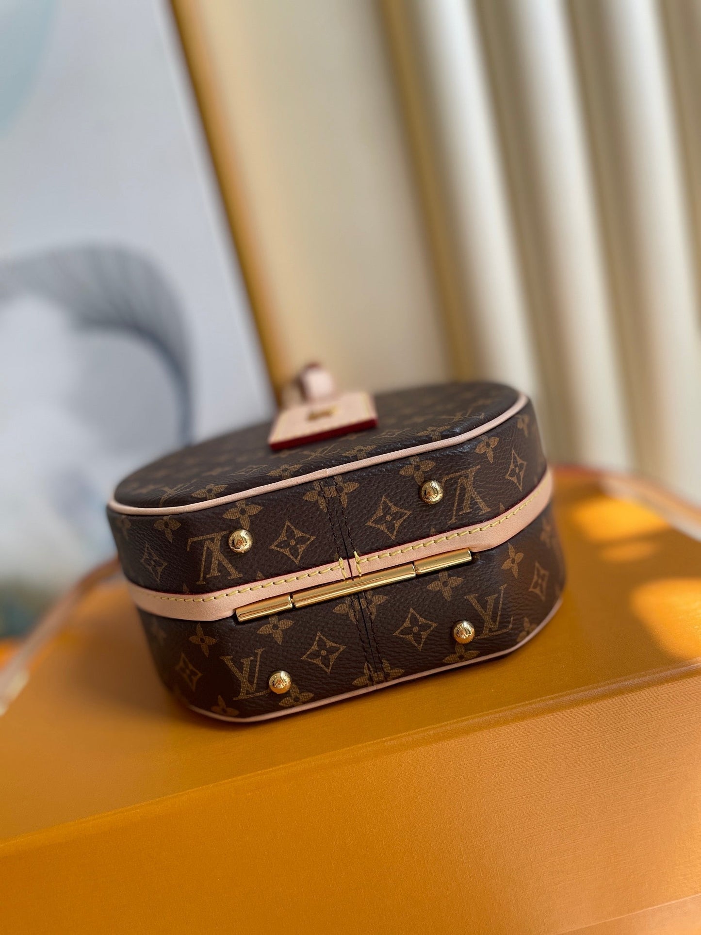 LOUIS VUITTON LV 25S PETITE BOITE CHAPEAU 17 IN BROWN MONOGRAM COATED CALFSKIN