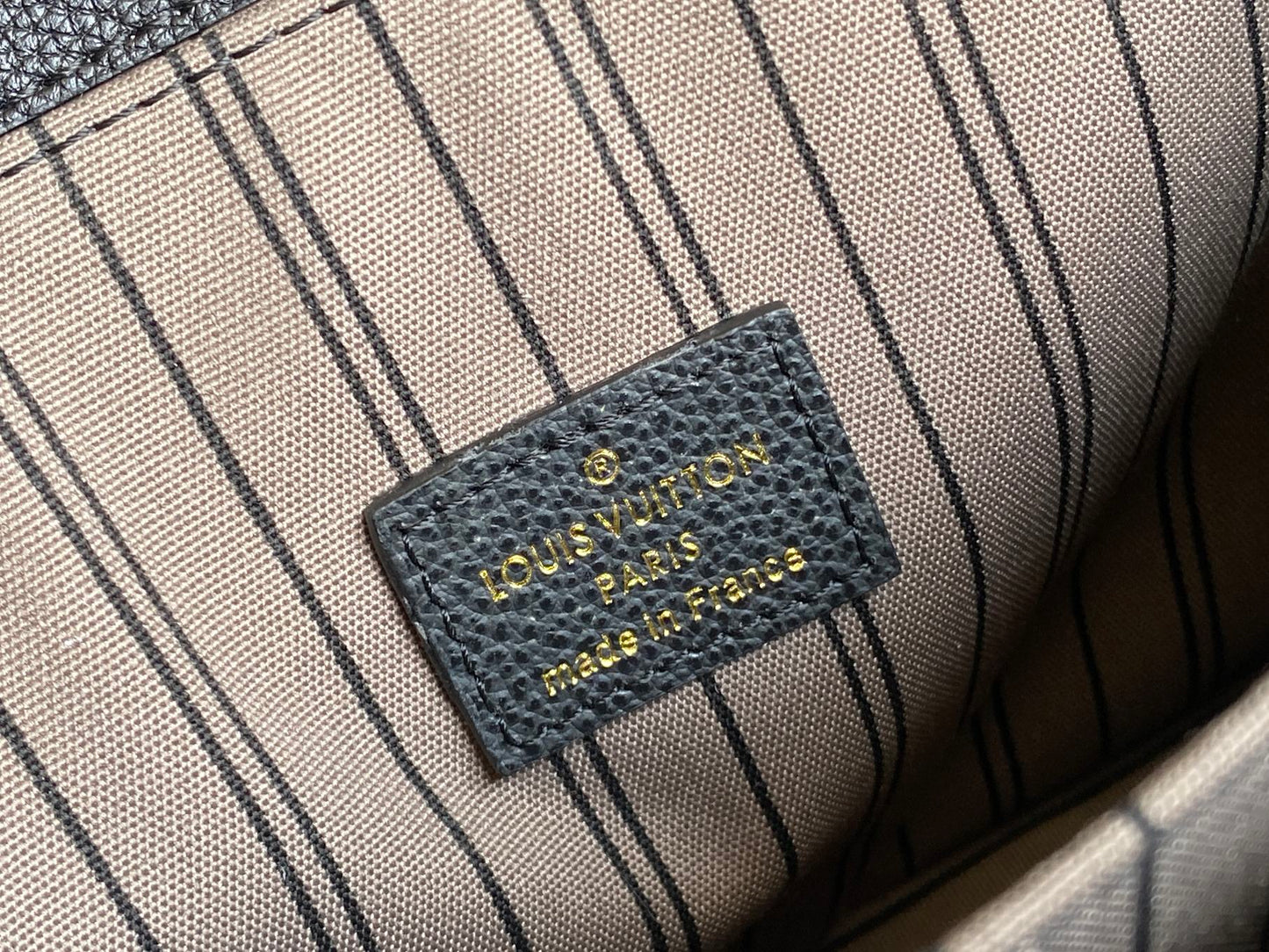 LOUIS VUITTON LV 25S POCHETTE METIS 25 IN BLACK MONOGRAM COATED CANVAS GOLD HARDWARE