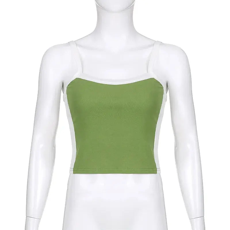 Sleeveless Knitted Crop Top