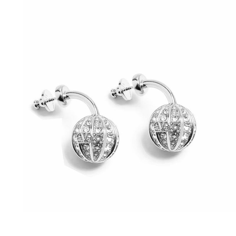 18K Valentino Diamond Earrings