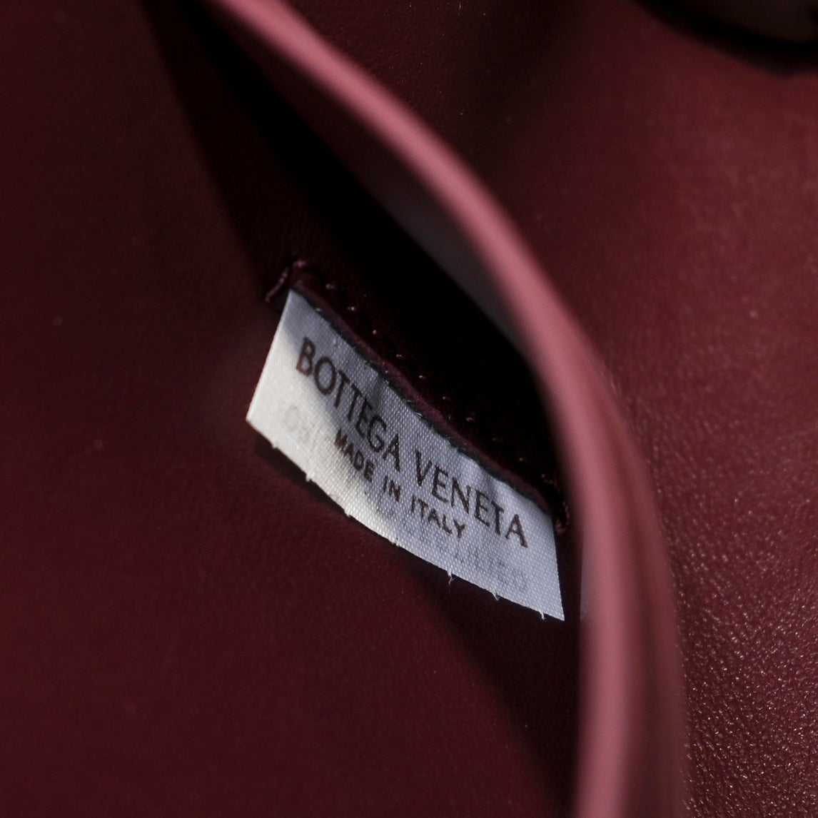 BOTTEGA VENETA Long Clutch Andiamo 31 Burgundy Crocodile Calfskin Ghw